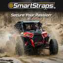 SMARTSTRAPS 14 CamoX Ratchet Straps, 4 Pack  3,000lbs Break Strength, 1,000lbs Safe Work Load  Premium Duty Tie Downs for Heavier Loads, Orange Camo Webbing