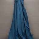 JEAREY 6.5x10 ft Rectangular Patio Umbrellas Rectangle Outdoor Umbrella with Push Button Tilt and Crank, Market Table Umbrella 6 Sturdy Ribs UV Protection for Poolside Garden Backyard Deck, Lake Blue