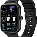 Parsonver Smart Watch (Answer/Make Calls), 1.7” Fitness Tracker Watch with Bluetooth Dial Calls/Heart Rate/Sleep Monitor/Pedometer, IP68 Waterproof Watch for Android Phones and iPhone for Women