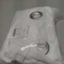 NICETOWN Sheer Curtains Extra Length - Wide Solid Voile Window Panels for Patio/Sliding Door/Living Room (54" W x 108" L, White, 2 Pieces)