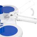 Poolmaster Deluxe Weighted Vinyl Liner Pool Vacuum Head With Air-Relief Valves, Safe Cleaning for Inground & Above-Ground Pools Fits 1-1/4" & 1-1/2" Hoses