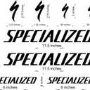 Specialized Road, Mountain, Downhill Bike Sticker/Decal Laptop, Helmet, Bicycle, car (Matte Black)