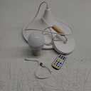 Light Battery Operated Pendant Light with Remote Control,White Ceiling Pendant Lights Fixtures,Nordic Style Hanging Lamp for Dining Room,Battery Powered Pendant Lighting Fixtures,Bedroom Home Decor