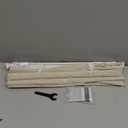 No Drill Cordless Roman Shades for Windows, 22" W 64" H - Light Filtering - Linen - Beige