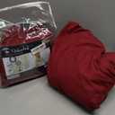 URBANHUT 100% Egyptian Cotton 1000 Thread Count 4 Piece Luxury Cal King Flat Sheets Sateen Weave Hotel Sheets 16" Elastic Deep Pocket Burgundy, One Flat Sheet 110x106",One Fitted Sheet 72x84",16" 