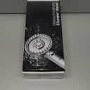 Filtered Shower Head with Handheld, High Pressure 4 Spray Mode Showerhead with Filters, Water Softener Filter Beads for Hard Water with ON/OFF Switch for Pets - Remove Chlorine (Gray) (5 Inch Panel)