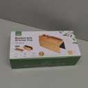 Joy&Grace Couch Cup Holder, 3-in-1 Magnetic Detachable Couch Arm Tray, Bamboo Sofa Armrest Table with Anti-Slip Pad, Sofa Armrest Tray Table (Natural)