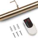 Concept designs Picture Light Battery Operated Picture Light, Dimmable Wireless Picture Lights for wall, Art Light, Library Light Battery Operated with Remote Control - 18 inches, Antique Brushed Bronze