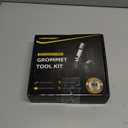 HAPDEN Grommet Tool Kit, 3/8 inch Handheld Eyelet Kit Manual Grommet Press Machine with 500 pcs 10 mm Grommets