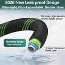 150 ft Garden Hose,2026 New Improved Lightweight All-Weather Water Hoses, Ultra Durable and Flexible Garden Hose with 10-Function Spray Nozzle, Leak-Free Connections Garden Hose for Yard, Lawn,Outdoor
