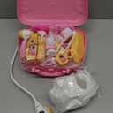 Meland Toy Doctor Kit for Girls - Pretend Play Doctor Set with Carrying Case,Stethoscope Toy & Dress Up Costume - Doctor Play Set for Girls Toddlers Ages 3 4 5 6 Year Old for Role Play Gift