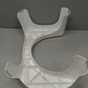 Squatty Potty Simple Curve Bathroom Toilet Stool 7" White