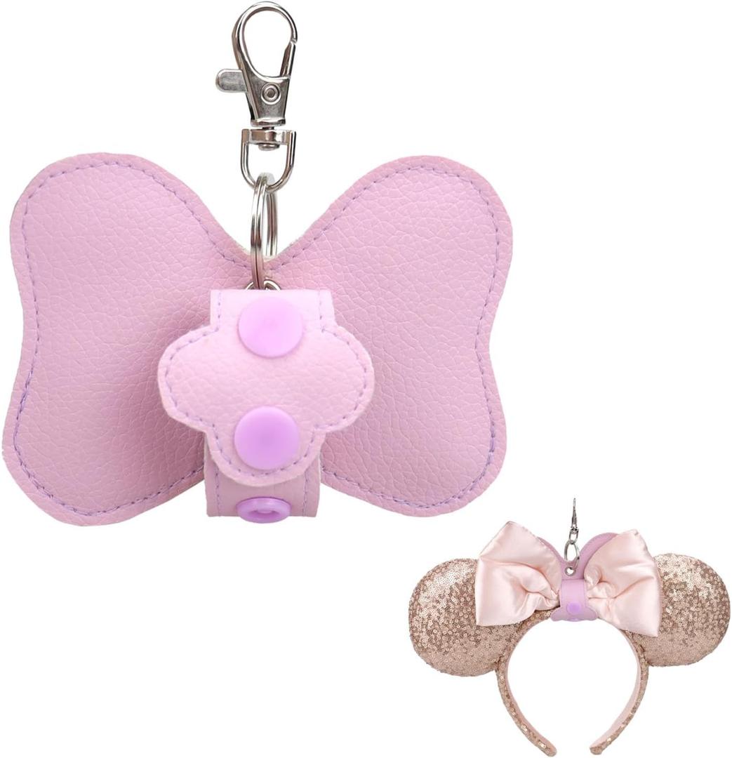 rainbowstar 2 Pack Mouse Ears Holder for Backpack Bag Headband Holder Lanyard Strap Keychain Headband Hanging Display Organizer