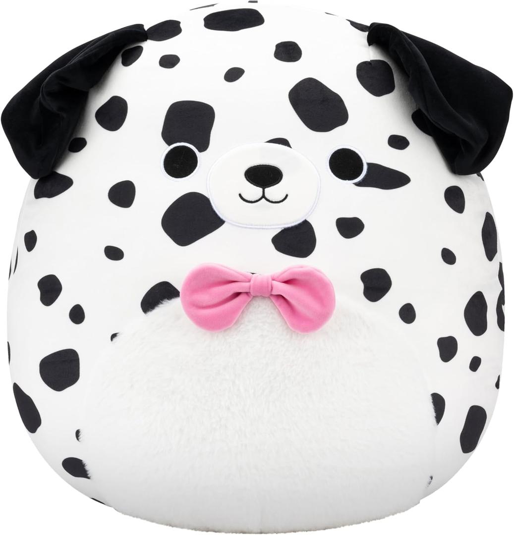 Squishmallows Original 20in Dustin The Dalmatian with Bowtie  Official Jazwares Plush (Jumbo) Squishmallows Original 20in Dustin The Dalmatian with Bowtie  Official Jazwares Plush (Jumbo)