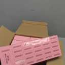 Kosiz 2000 Sheets Raffle Ticket 25 Bid Chinese Auction Tickets Tricky Tray Basket Raffle Sheets for School Class Rewards Carnival Door Prize Fundraiser Event(Light Red)