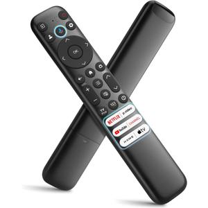 Voice Remote Only for TCL-Google-TV-Remote-Control Replacement,RC813 Remote Compatible with TCL 4k QLED/UHD/QD-Mini LED Series Smart TVs