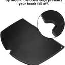 For Weber Q Griddle, 6506 Cast Iron Griddle for weber Q300 Q320 Q3000 Q3100 Q3200 Series Gas Grills Parts, Grill Griddle Insert for 57060001 586002 426001 56010049 404341, 17.8" x 12.4"