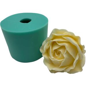 Blooming Rose Crystal Epoxy Silicone Mold,Home Decoration Gift Craft Flower Resin Molds, Chocolate Mousse Cake Mould, Aroma Plaster Stone Scented Candle Wax Silicone Mould