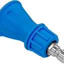 25 Pressure Washer Nozzle with Guard (Blue), 3.0 Orifice, Compatible with all Commercial Grade 1/4 Quick Mount Ports (1-PC)