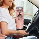 Christmas Gifts for Mom from Daughter, Son, Kids - Great Mom Coffee Tumbler on Birthday, Christmas, Durable Stainless Steel, Insulated for Hot or Cold Drinks, Ideal Gift for Mothers 40oz, Pink