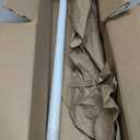 24 Inch Ceiling Fan Downrod, 2 FT Black Unthreaded Fan Downrod