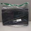 2 Pack Magnetic File Holder Large Magnetic Pocket Wall Hanging Magazine Organizer Paper Mail Letters for Refrigerator Classroom Locker Whiteboard (Horizontal, Black Color,13.8 x 8.3 Inches)