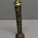 Incense Burner, Stick Incense Holder Brass Incense Holder Dragon Phoenix Relief Craft Stick Incense Burner for Ornaments Tea Room Decoration Indoor Outdoor Use