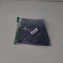 Mid Rise Barrel Jeans for Women Wide Leg Mid Waist Cropped Denim Pants Y2k Baggy Boyfriend Jeans with Pockets (Large, Dark Blue)