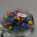 C7 100 LED Battery Operated Christmas Lights,Battery Powered Waterproof Bulbs,34FT 8 Modes with Auto On/Off Time for Xmas Tree Garden Patio Indoor Outdoor Christmas Decor(Multicolor)