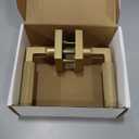 Asidrama 4 Pack Gold Privacy Door Handles, Door Lever with Door Knobs Indoor for Bedroom or Bathroom, Heavy Duty Door Handles Interior with Locks for Left Right Sided Doors