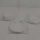 Fasmov 3 Pack Plastic Cupcake Stand, 3 Tier Cupcake Stand Dessert Plates Cake Fruit Candy Display Tower Reusable Pastry Platter for Wedding Birthday Baby Shower Tea Party Decorations - White