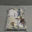 MIFXIN Armless Futon Slipcover Folding Sofa Cover Stretch Elastic Washable Fabric Couch Sofa Bed Furniture Protector Slip Cover for Living Room Kids Pets (Floral Khaki)