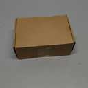 Glass Door Knobs Interior with Lock, Vintage Crystal Privacy Antique Brass Octagon Door Knobs for Bedroom Bathroom, 1 Pack