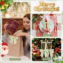 30Pcs Satin Ribbon Bows with Twist Tie - 4.1 x 4.1 Inch Pre-Tied Christmas Tree Bow for Gift Wrapping, Wreath, Garland,Treat Bags,Cake Decor,Crafts Holiday Wedding Home Decorations (30, Dusty Green)