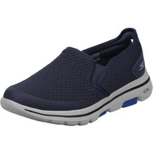 Skechers Mens Gowalk 5 - Elastic Stretch Athletic Slip-on Casual Loafer Walking ShoeSneaker (11 X-Wide, Navy)