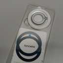 SYNCWIRE for MagSafe Ring Phone Holder, 360 Rotation Magnetic Cell Phone Grip Dual-Sided Magnets Phone Ring Kickstand Compatible with iPhone 17 16 15 14 13 12 Pro Max MagSafe, Android, Samsung etc. (White)