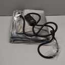 Toozey XL Pet Heating Pad, Waterproof & Chew Resistant, 6 Temp Settings with Timer, 47x28 in for Dogs & Cats (Grey)