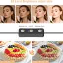 2 Pack Led Video Light Wand Stick, Obeamiu 5600K Led Photography Lighting Wand Kit with 63'' Tripod Stand/Color Filters, Studio Photo Lights for Video Recording/Streaming/Portrait/Vlog/Makeup/Podcast