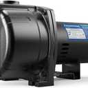 AQUASTRONG 1.5 HP Shallow Well Jet/Centrifugal Pump, 4250 GPH, 115/230V, Durable Cast Iron Booster Pump for Lawn Sprinkler, Garden Irrigation