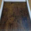 Furologee 6 Tier Tall Bookshelf, Industrial Narrow Bookcase, Display Standing Shelf Units, Metal and Wood Storage Rack Organizer for Living Room, Home Office, Entryway, Kitchen, Rustic Brown