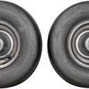 (Set of 2) 13x6.50-6 4 Ply Ariens/Gravely Tire & Wheel Assemblies | Charcoal Grey