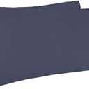 TBM Oversize Pillowcase Navy Blue Queen Extra Large Fits Even The Fluffiest Pillow Including The Pancake Pillow Sleeve Style Extra Tall Pillowcase 100% Egyptian Cotton 600 Thread Count