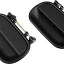 1 Pair Left Right Side Exterior Door Handle Compatible for Chevrolet W3500 Tiltmaster for Isuzu NPR HPR-HD, 8978521084/8978521085 Black
