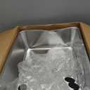 KUNWU SUS304 Stainless Steel Food Grade 6" Deep Extra Large Cat Litter Box Corrosion Resistant Durable Pan 23.5" x 15.5" x 6"