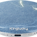 Kinglucky X50 Pillow Speaker for Sleeping, Builtin White Noise Sound Machine Pink Noise for Sleeping, AutoOff Timer Portable Bluetooth Speaker Under Pillow Rechargeable for Side Sleeper, Blue