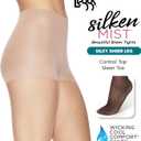 L'eggs Silken Mist Silky Sheer Women's Tights, Control Top, Sheer Toe (Queen)