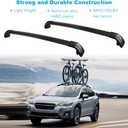 JDMON Compatible with Roof Rack Cross Bars KIA Sorento 2015 2016 2017 2018 with Side Rails Anti-theft Locks Desigh, Aluminum Luggage Rack Crossbar for Rooftop Cargo Bag Carrier Kayak Canoe Bike, Black