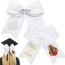 Graduation Bow Clip Class of 2026 Mexican Graduation Cap Decor Our Lady of Guadalupe Bow for Hair Graduate Gift