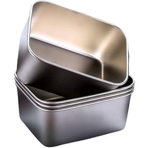 Stainless Steel Food Storage Containers With Lids | Snack Containers for Kids, Freezer Safe, Microwave Safe | Metal Containers For Meal Prep, Leftovers, Freezer 12 Pcs