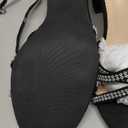 Allegra K Women's Rhinestones Strappy Chunky Heel Sandals (11)